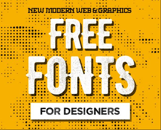 10 Best Free Fonts of 2016 for the Designers